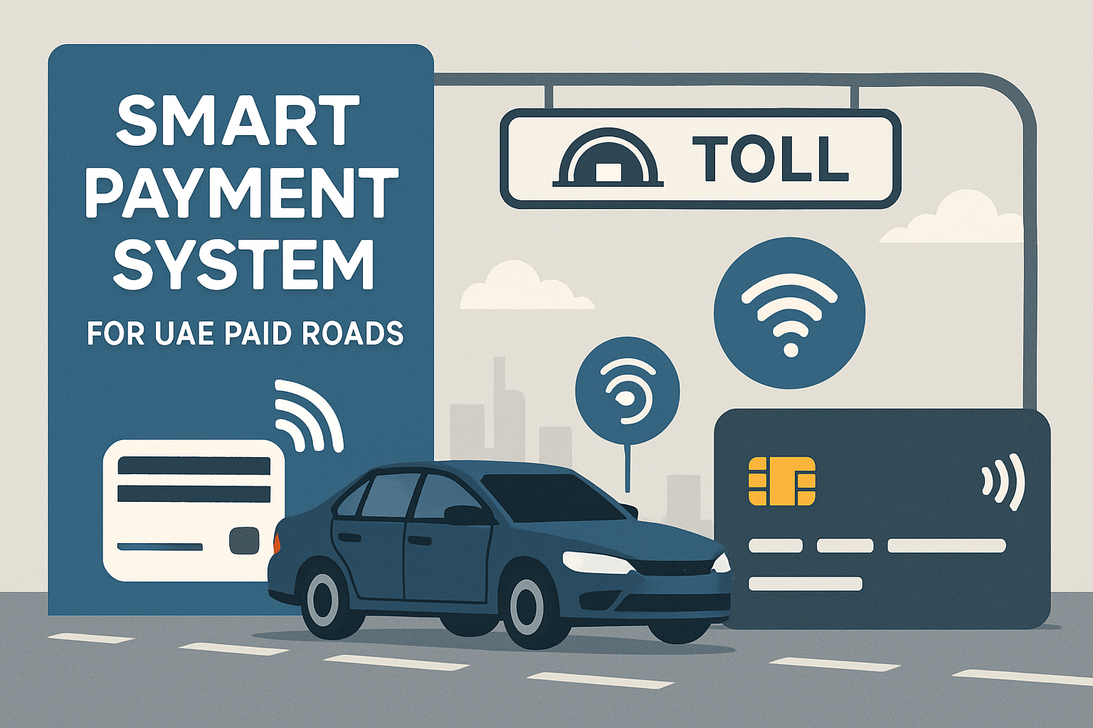 Smart payment system for UAE paid roads